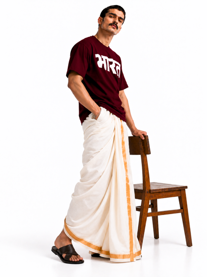 भारत T-SHIRT [MAROON]