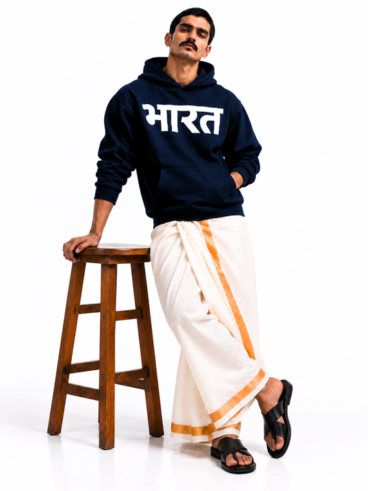 भारत HOODIE [NAVY]