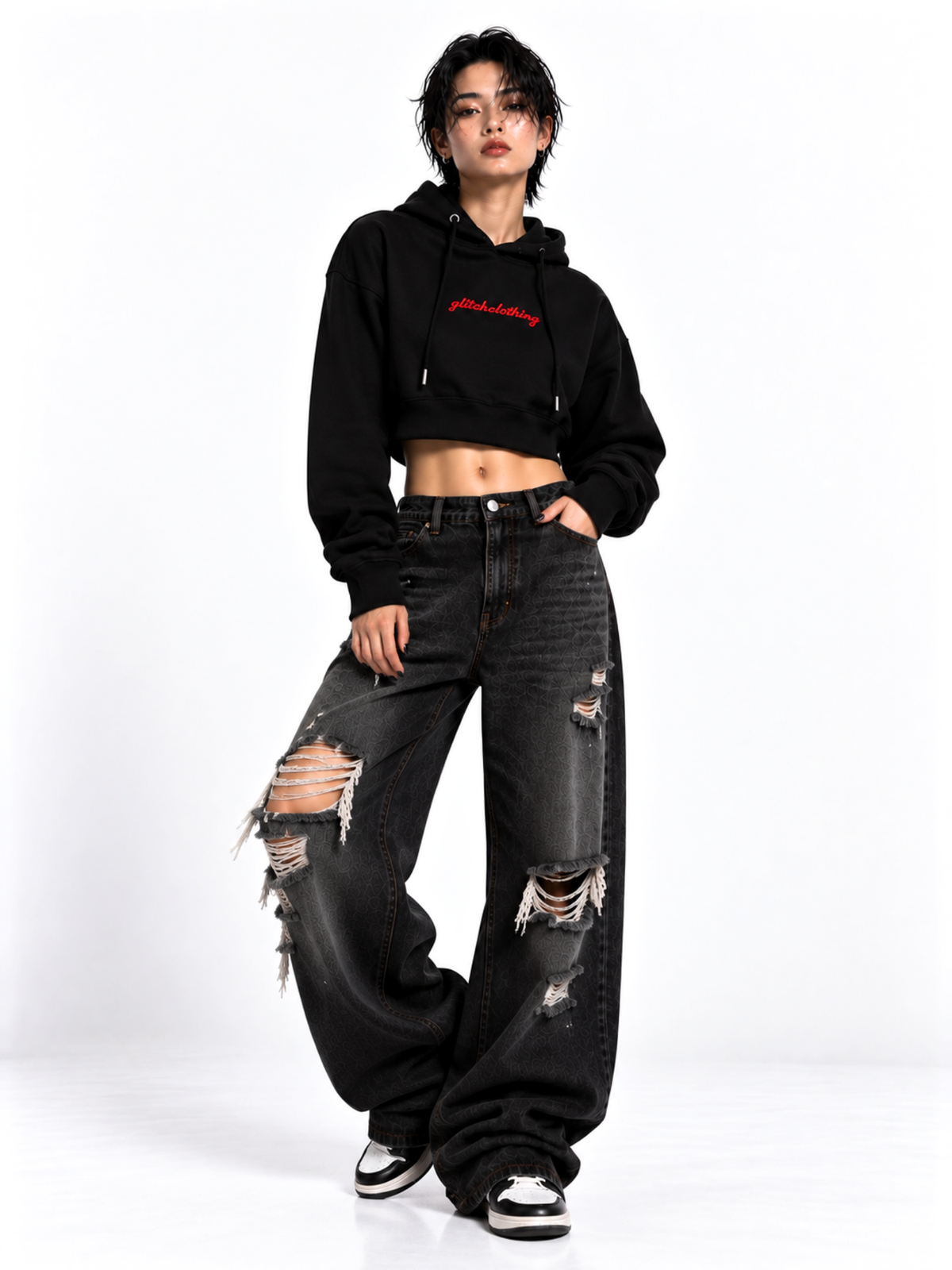 CROP HOODIE