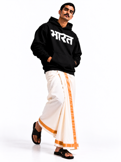 भारत HOODIE [BLACK]