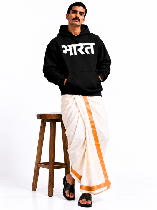 भारत HOODIE [BLACK]
