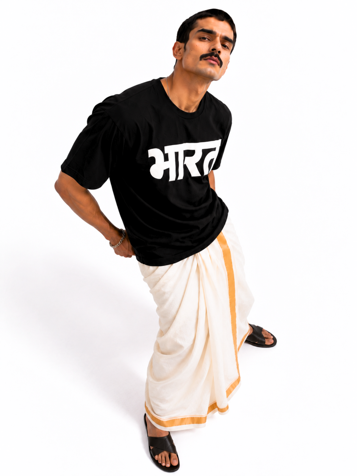 भारत T-SHIRT [BLACK]