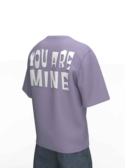 "MINE" OVERSIZED TEE