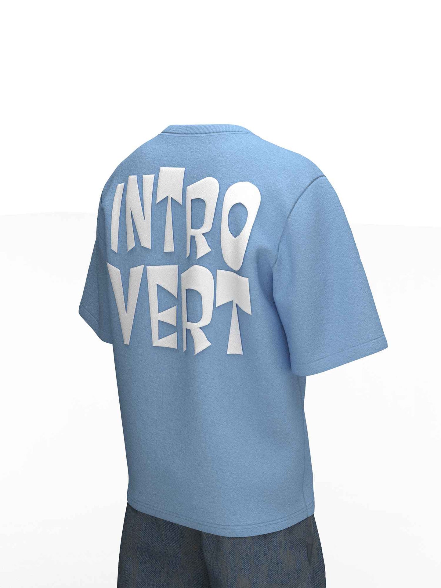 "INTROVERT" UNISEX OVERSIZED TEE