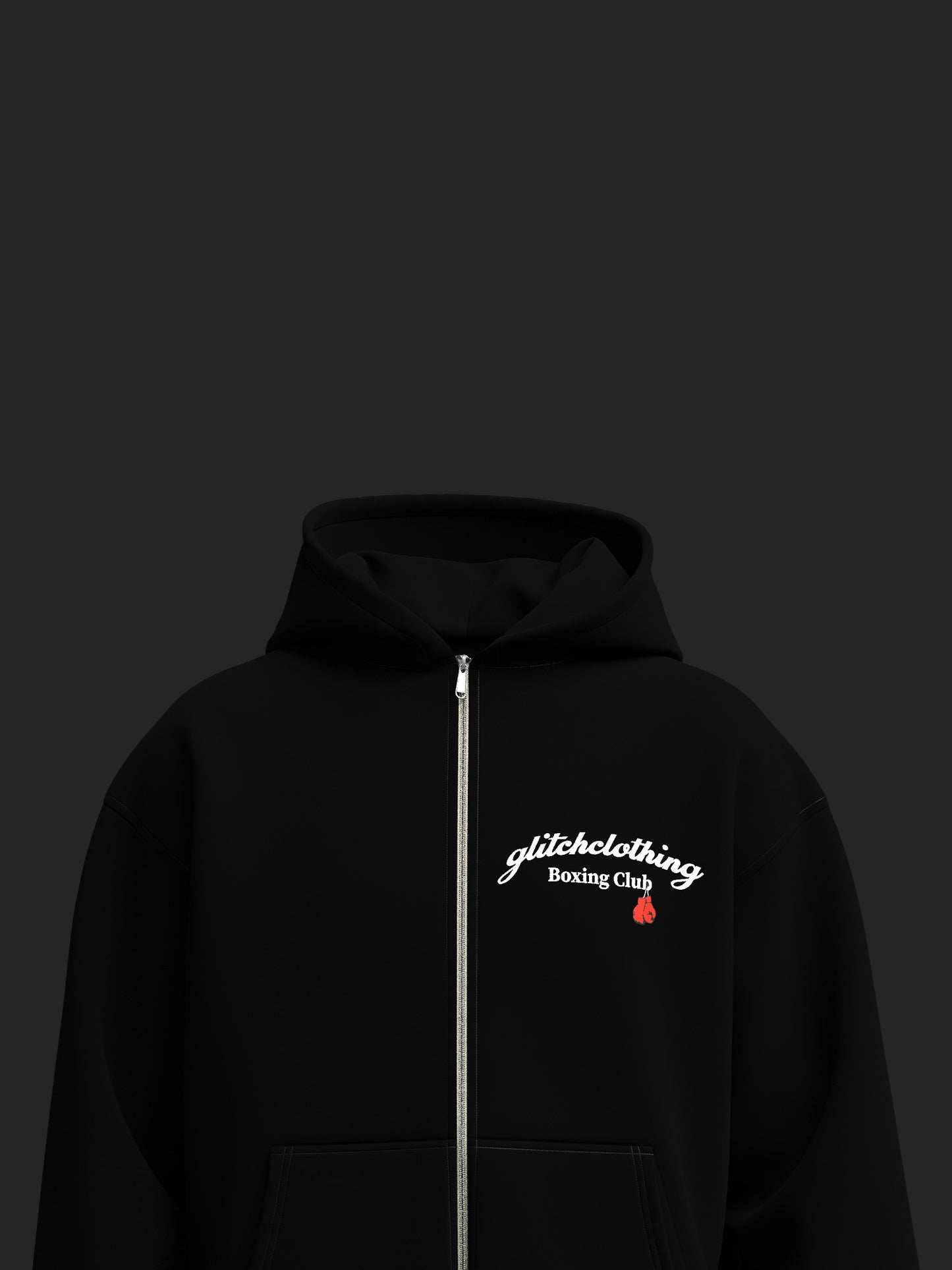 BOXING CLUB ZIP HOODIE [UNISEX][HEAVYWEIGHT]