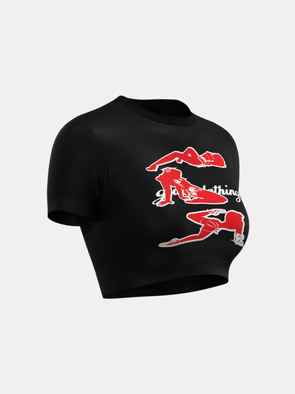 CRIMSON MUSE - CROP TOP