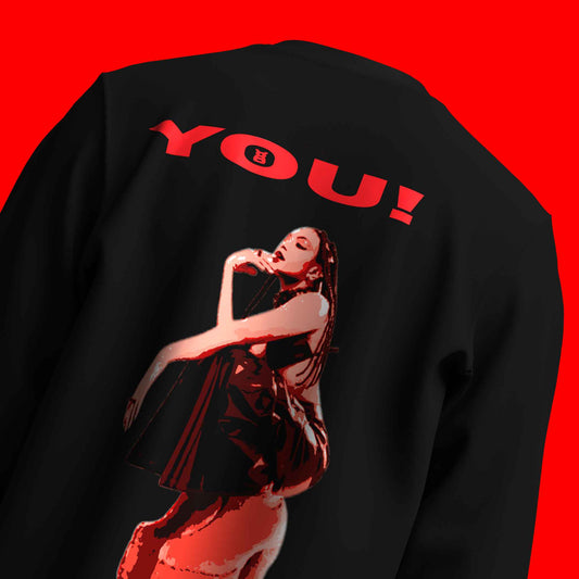 "YOU" UNISEX OVERSIZED SWEATSHIRT