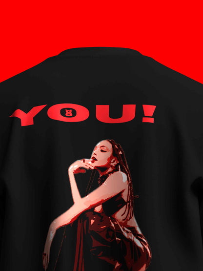 "YOU" UNISEX OVERSIZED SWEATSHIRT