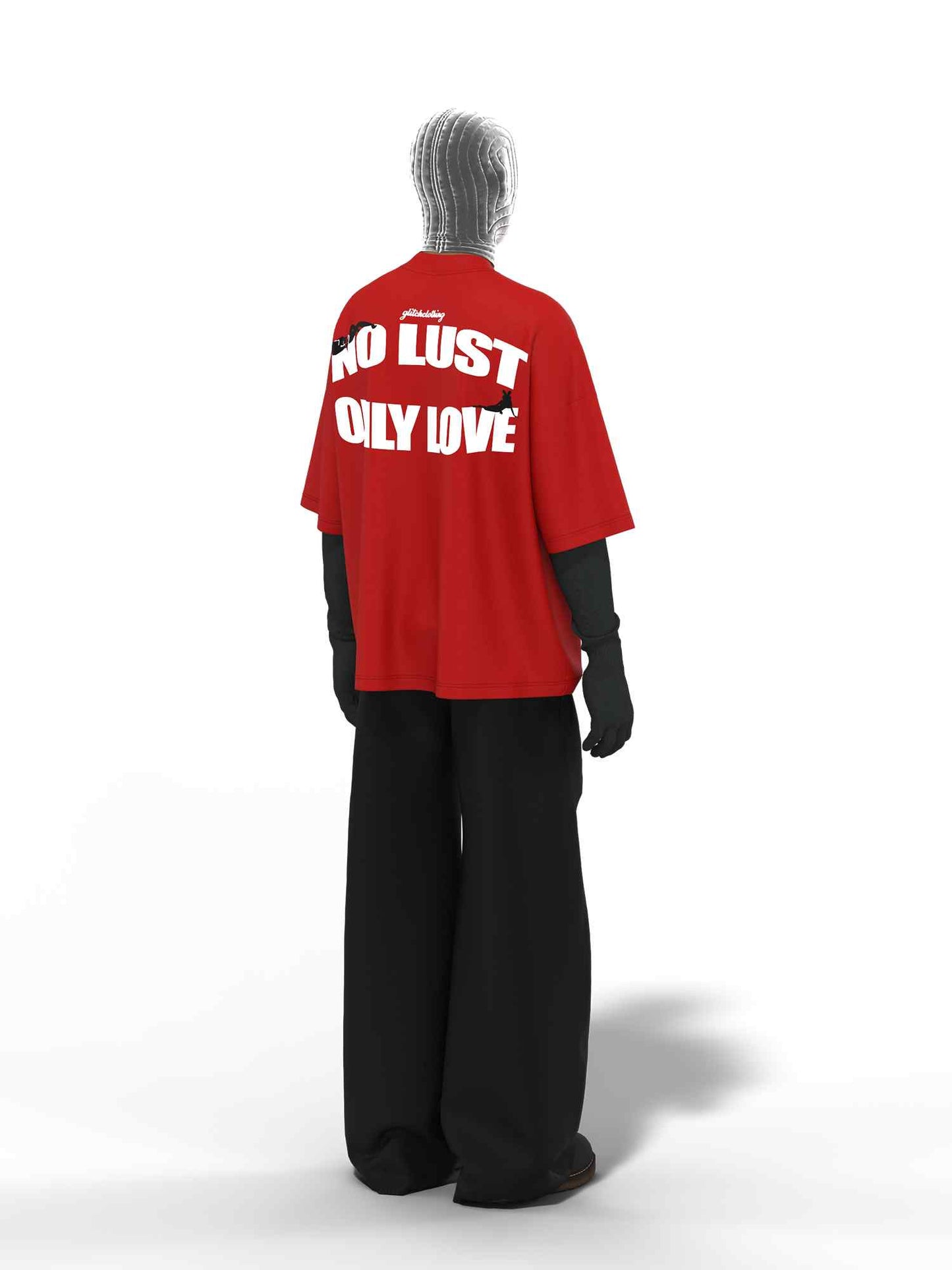 NO LUST, ONLY LOVE – Crimson Drop T-SHIRT [UNISEX]