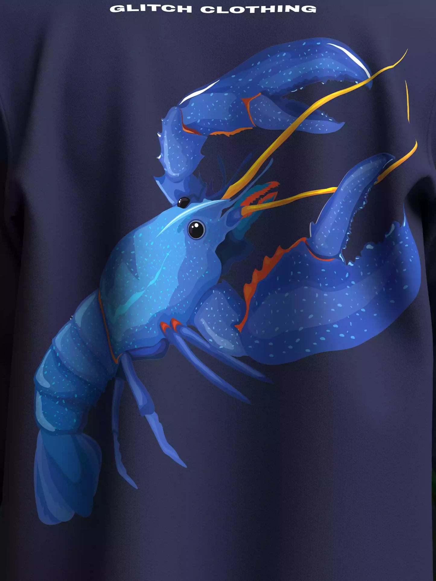 "HOMARD BLEU" UNISEX OVERSIZED SWEATSHIRT