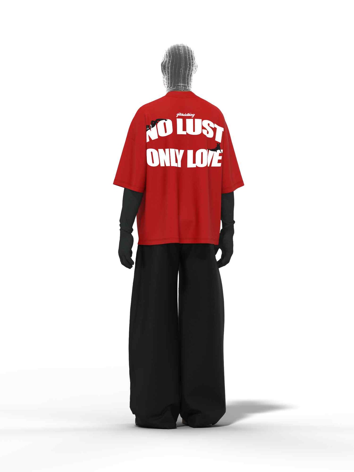 NO LUST, ONLY LOVE – Crimson Drop T-SHIRT [UNISEX]