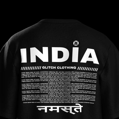 "INDIA" UNISEX OVERSIZED TEE