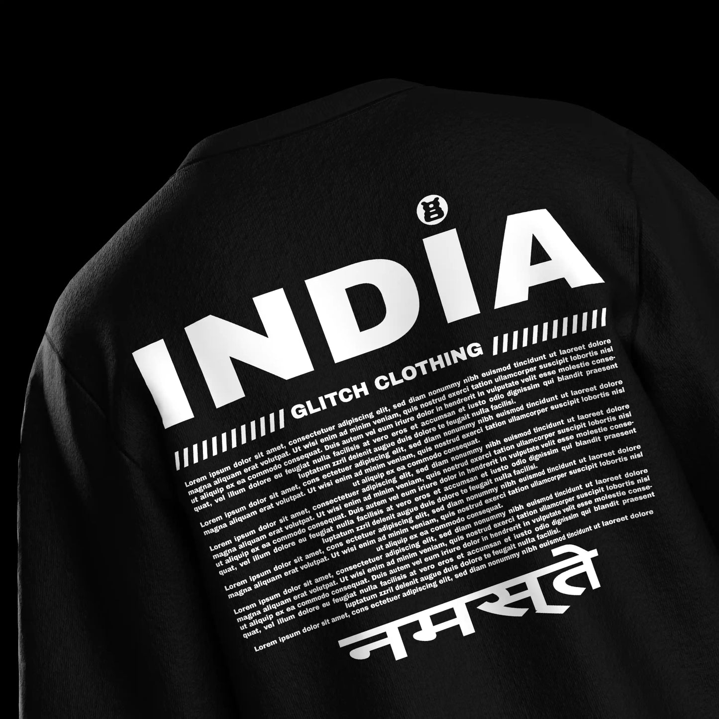 "INDIA" UNISEX OVERSIZED TEE