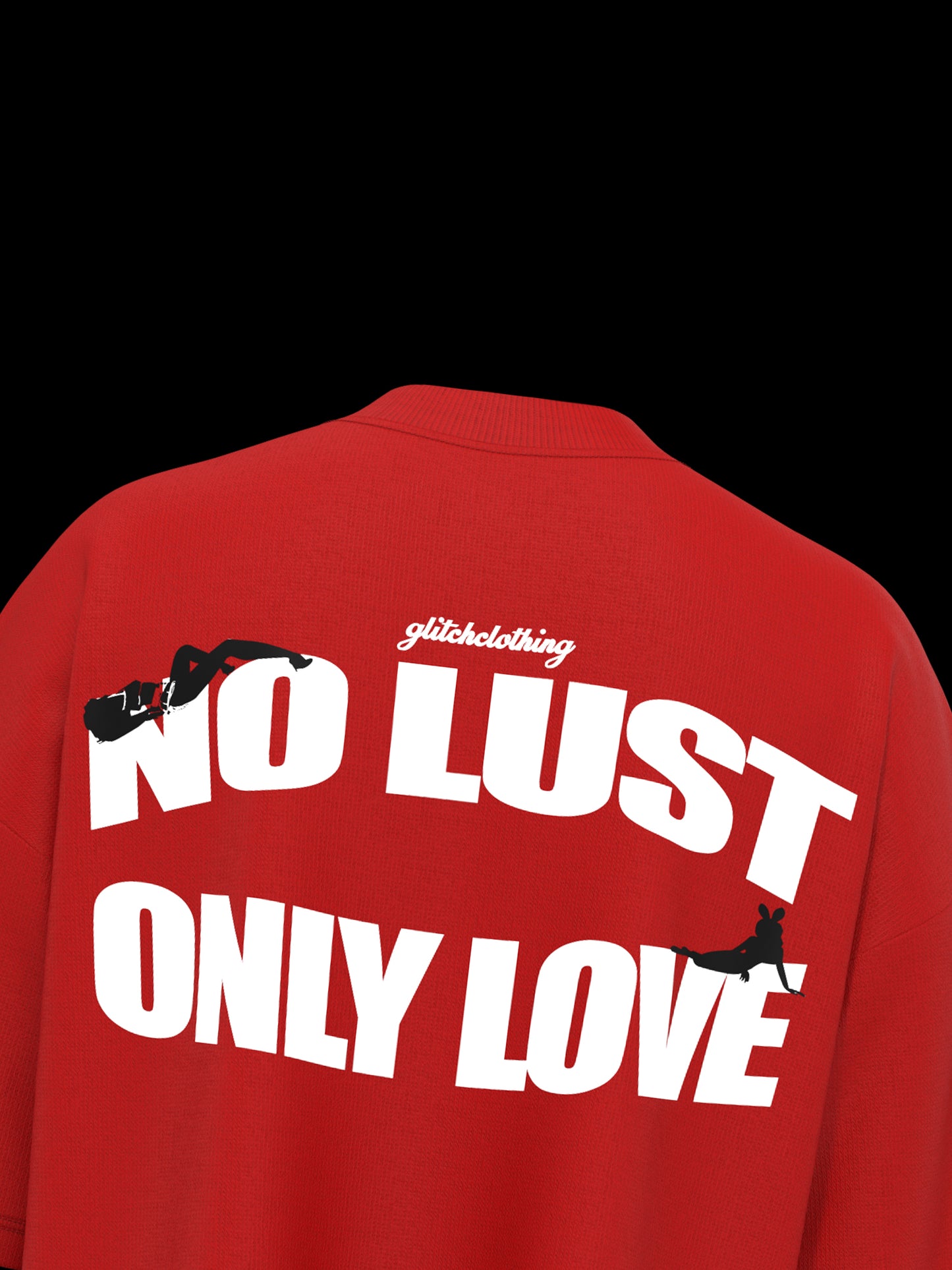 NO LUST, ONLY LOVE – Crimson Drop T-SHIRT [UNISEX]