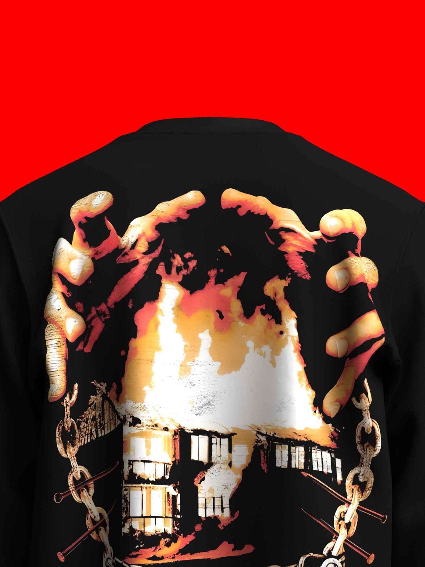 "FLAME" UNISEX OVERSIZED SWEATSHIRT