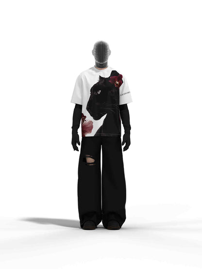 PANTHERA BLOSSOM T-SHIRT [UNISEX]