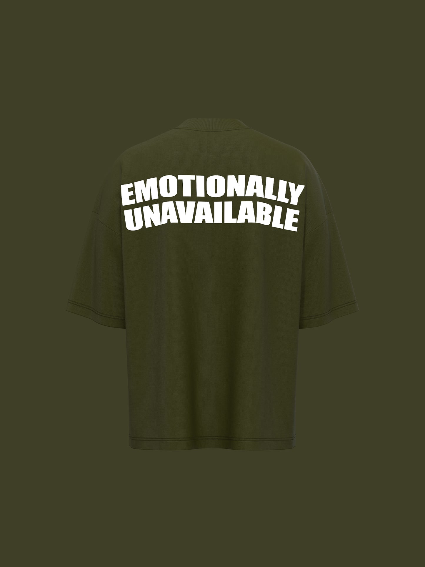 PROJECT SOCIETY-EMOTIONALLY UNAVAILABLE EDITION [T-SHIRT][OLIVE][UNISEX]