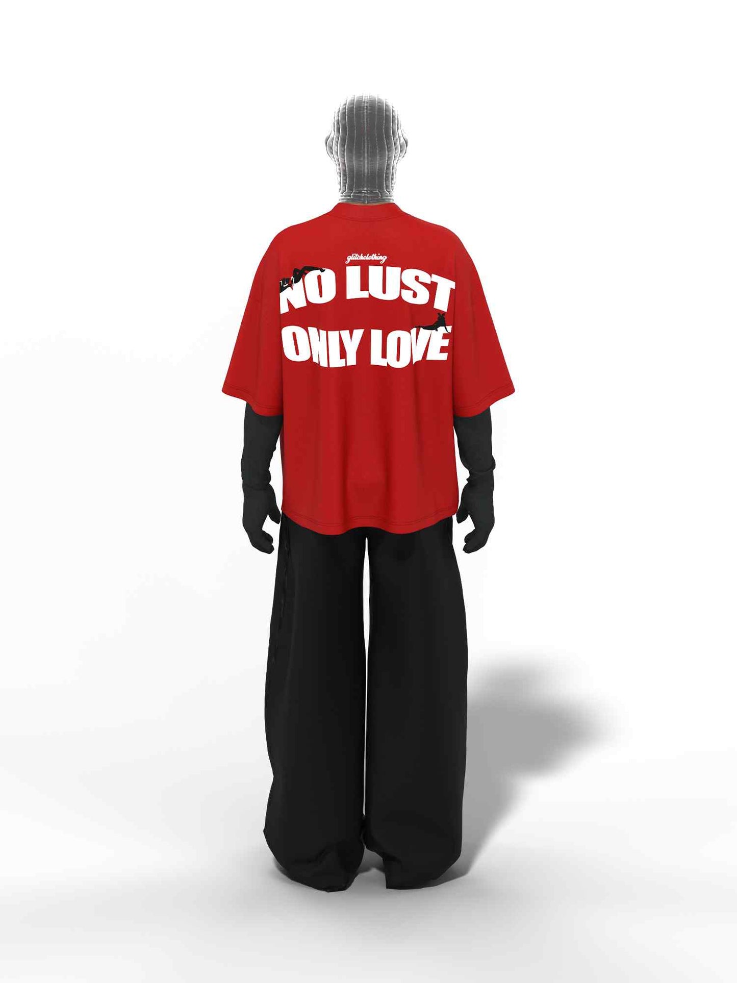NO LUST, ONLY LOVE – Crimson Drop T-SHIRT [UNISEX]