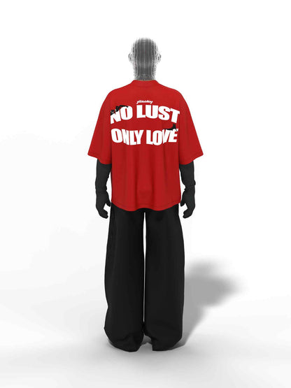 NO LUST, ONLY LOVE – Crimson Drop T-SHIRT [UNISEX]